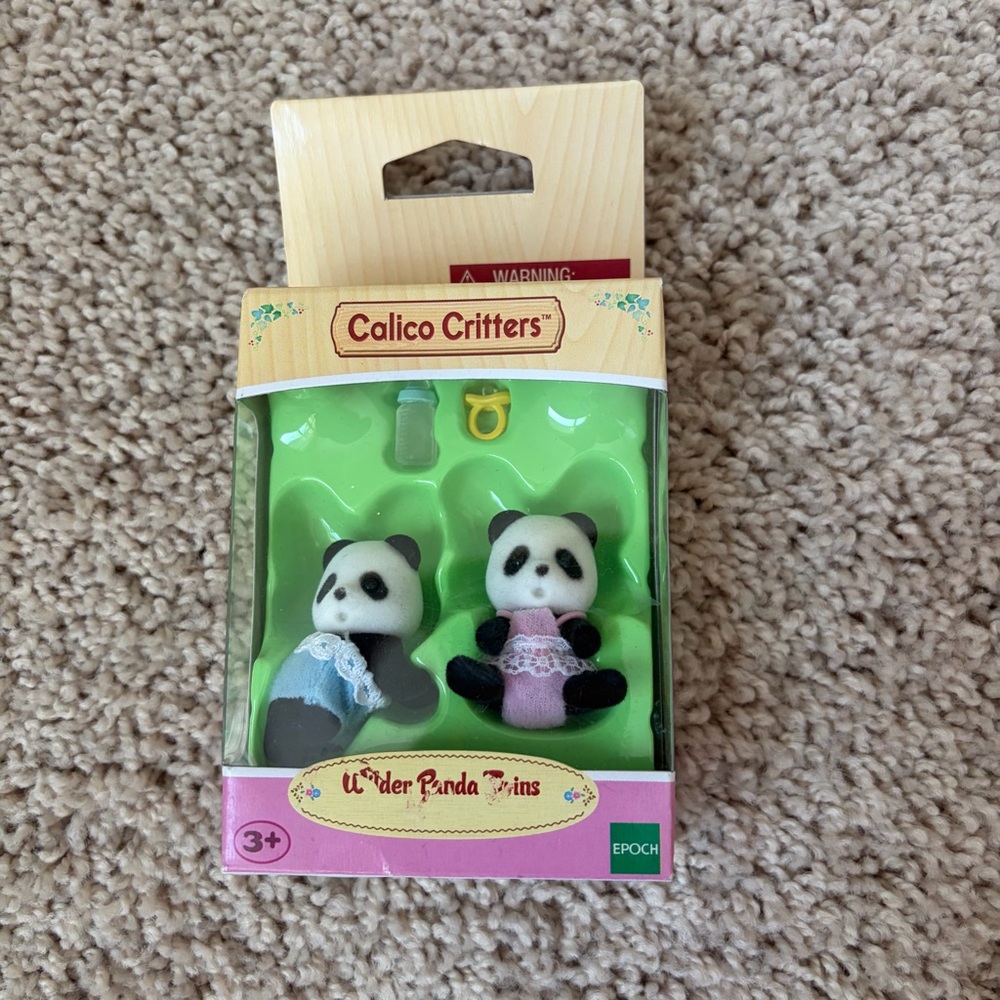 Calico Critters Wilder Panda Twins Set